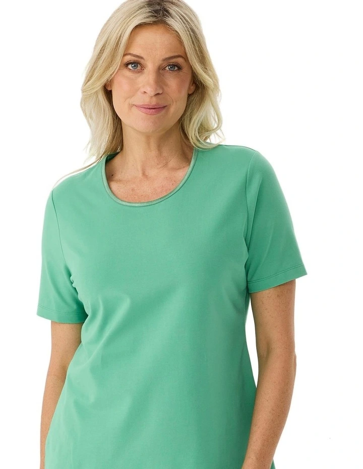 Everyday Ribbon Trim Short Sleeve Tee image 5