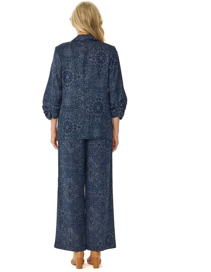 Tory 3/4 Ruche Sleeve Blazer image 2