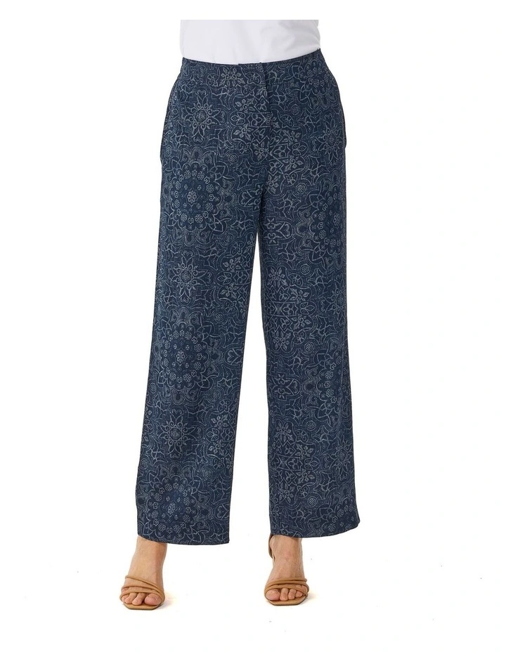 Tory Zip Front Wide Leg Pant image 1
