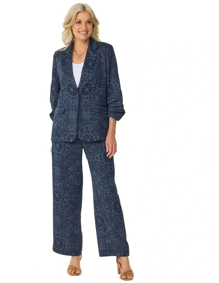Tory Zip Front Wide Leg Pant image 4