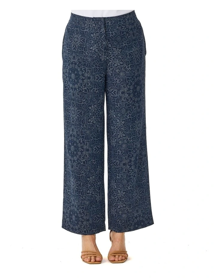 Tory Zip Front Wide Leg Pant image 5