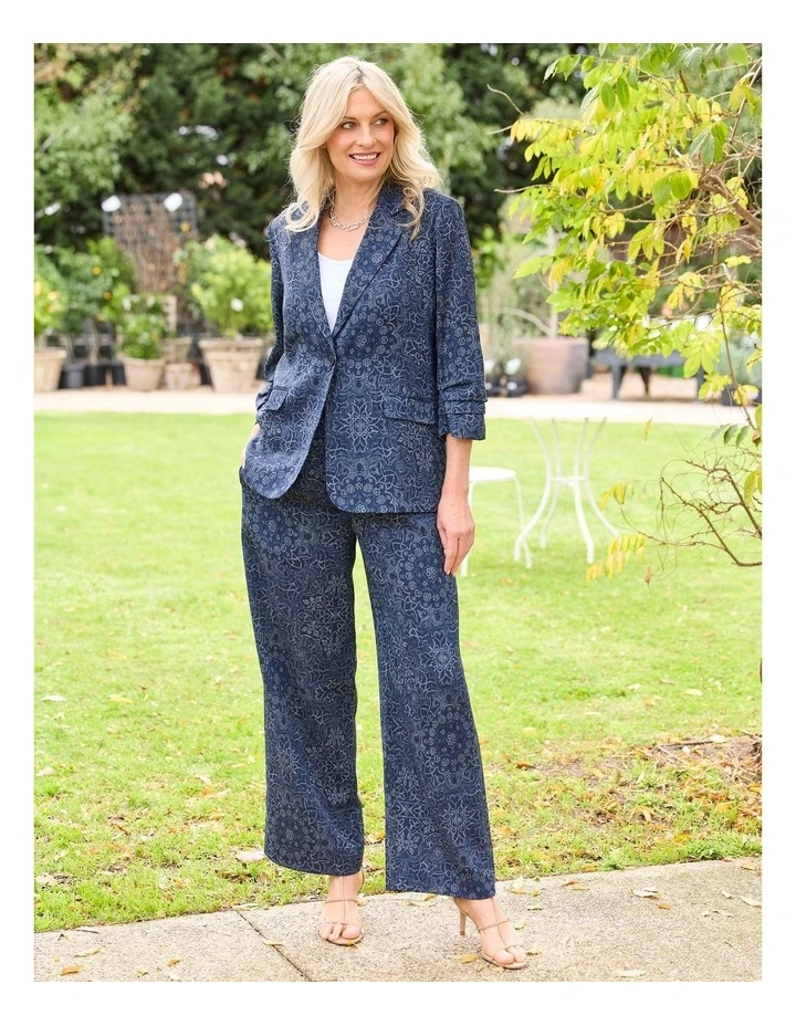 Tory Zip Front Wide Leg Pant image 7