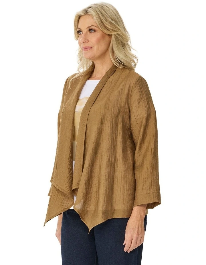 Casino 3/4 Sleeve Waterfall Jacket image 3