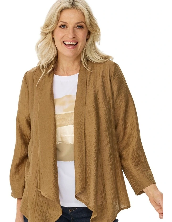 Casino 3/4 Sleeve Waterfall Jacket image 5