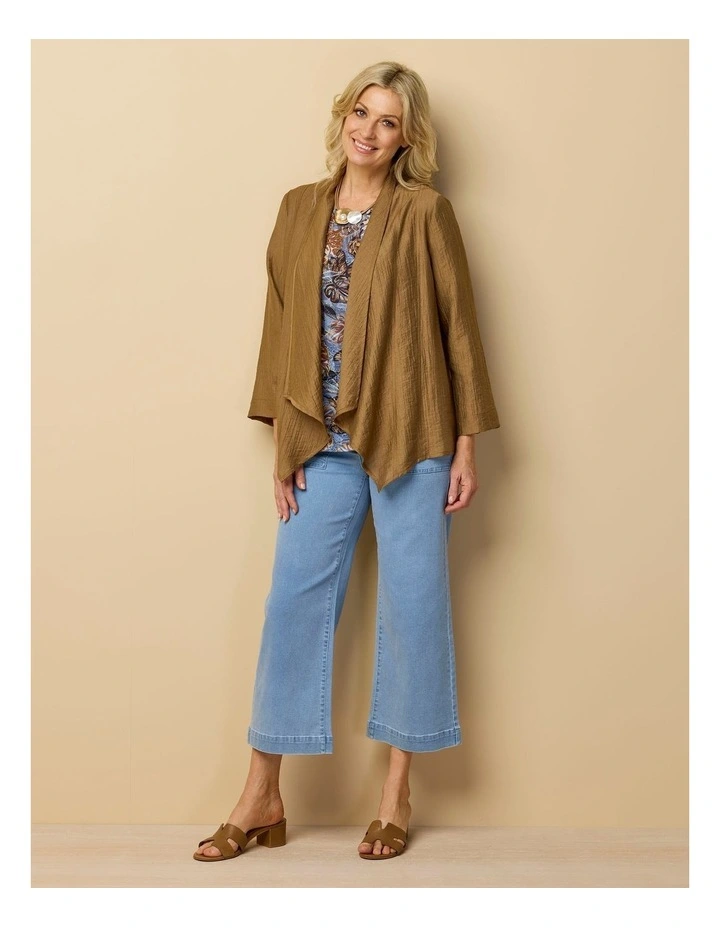 Casino 3/4 Sleeve Waterfall Jacket image 6