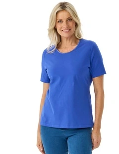 Everyday Ribbon Trim Short Sleeve Tee