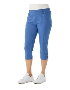 Vibe Stretch Eyelet Crop Pant