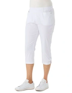 Vibe Stretch Eyelet Crop Pant