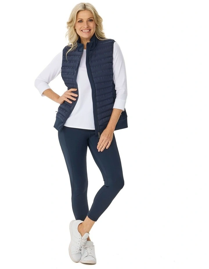 Hybrid Quilted Zip Vest image 4