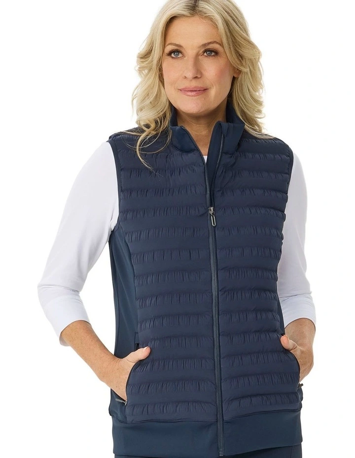 Hybrid Quilted Zip Vest image 5