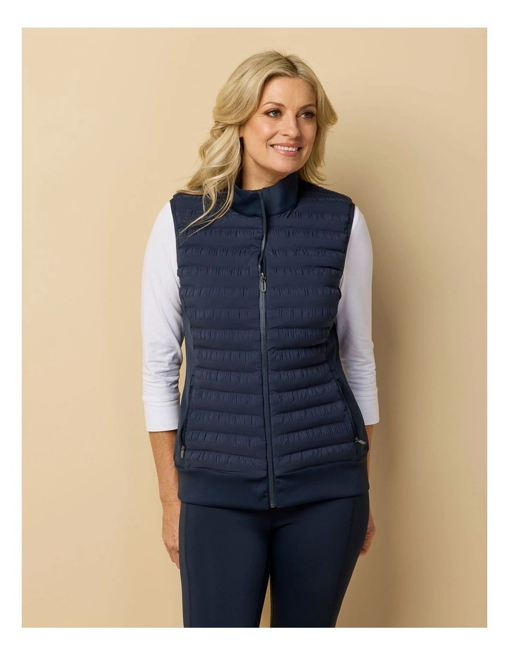 Hybrid Quilted Zip Vest image 7