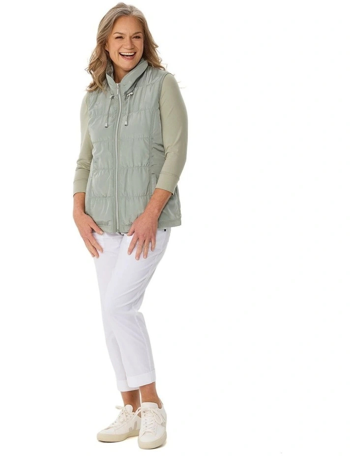 Lakeshore Zip Up Ruched Vest image 4