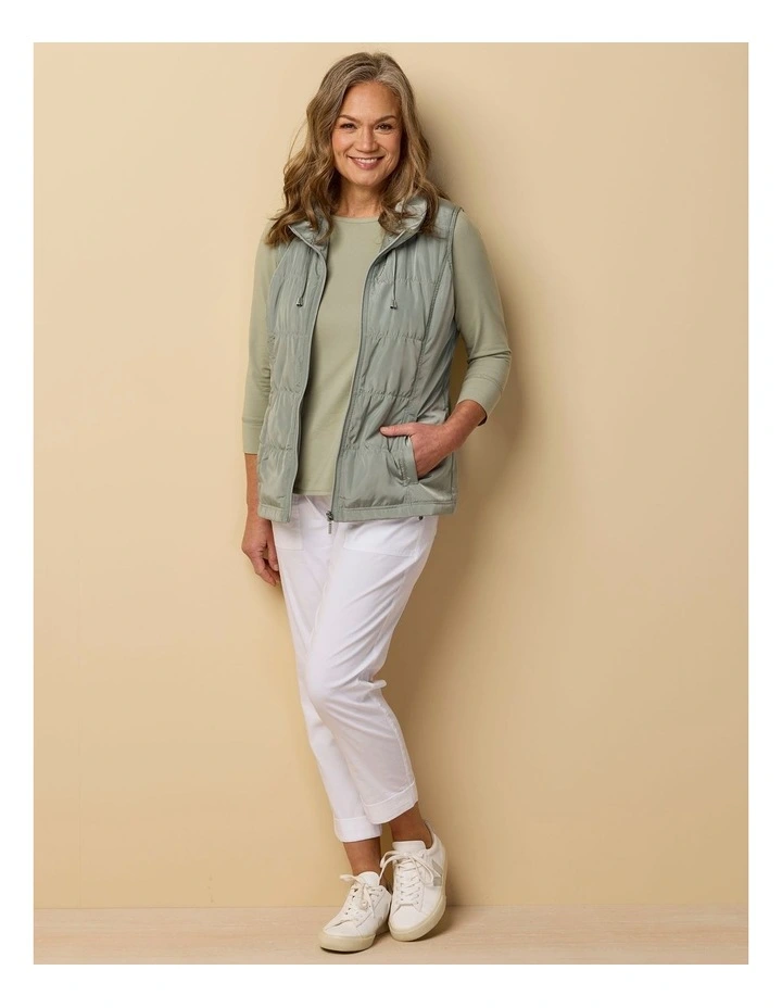 Lakeshore Zip Up Ruched Vest image 6