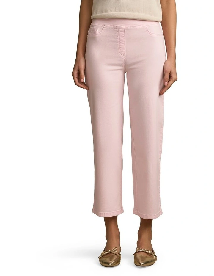 Bengajean(R) 7/8 Wide Leg in Soft Peony image 1