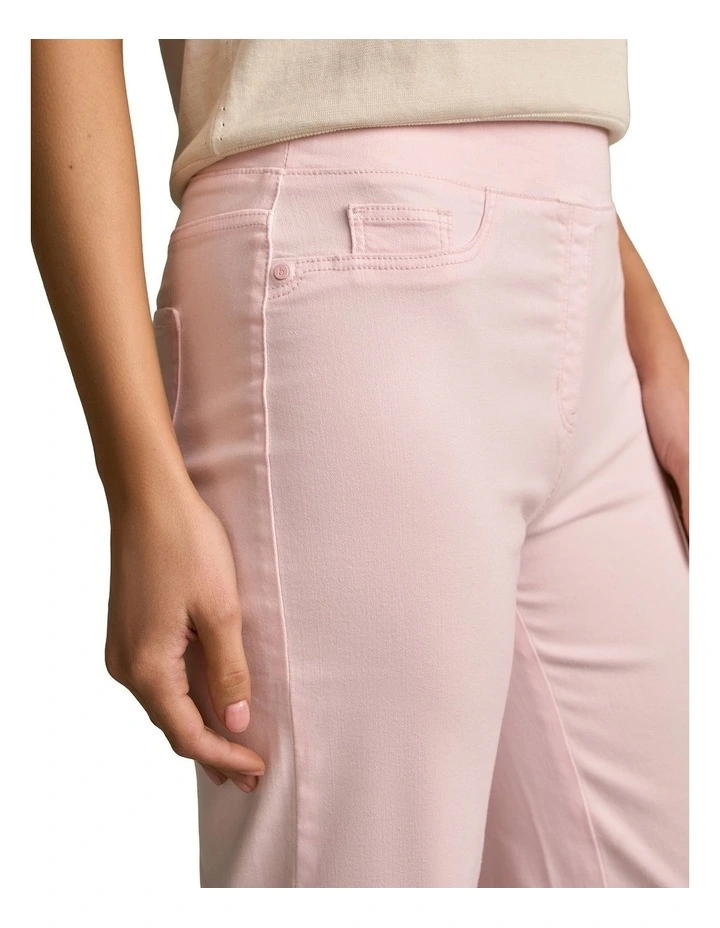Bengajean(R) 7/8 Wide Leg in Soft Peony image 4