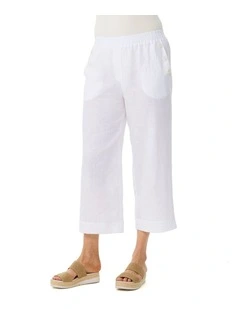 Cologne Crop Button Detail Pant