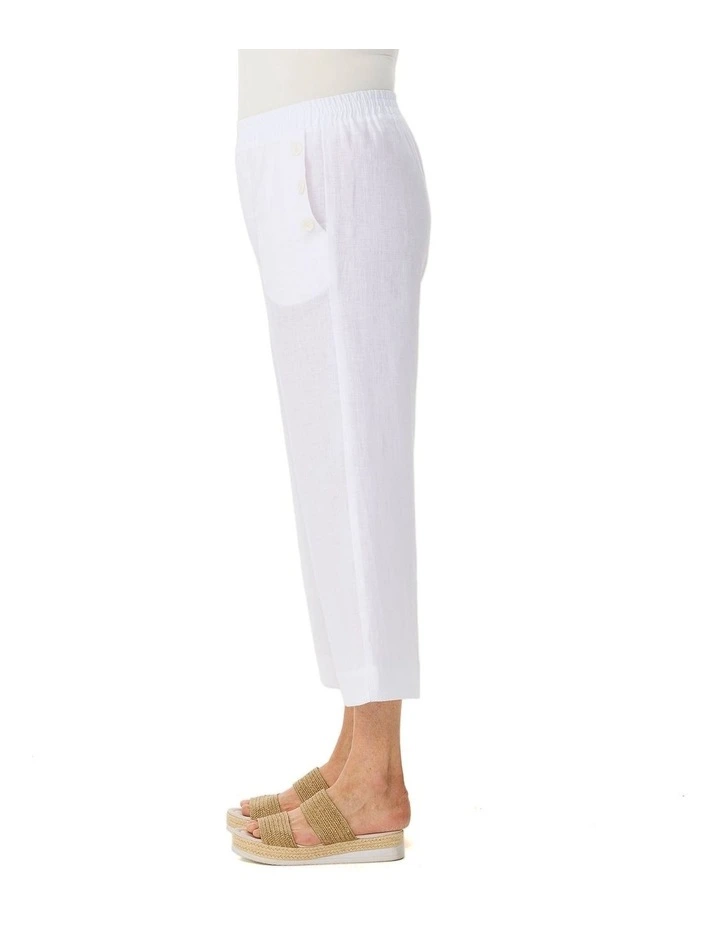 Cologne Crop Button Detail Pant image 3