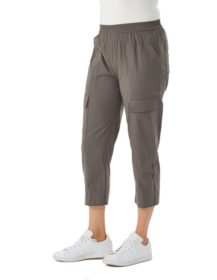 Vibe Stretch Crop Cargo Pant image 1