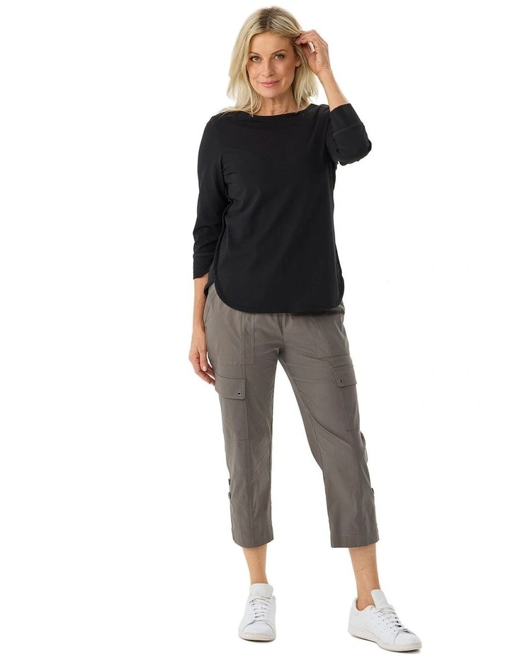 Vibe Stretch Crop Cargo Pant image 4