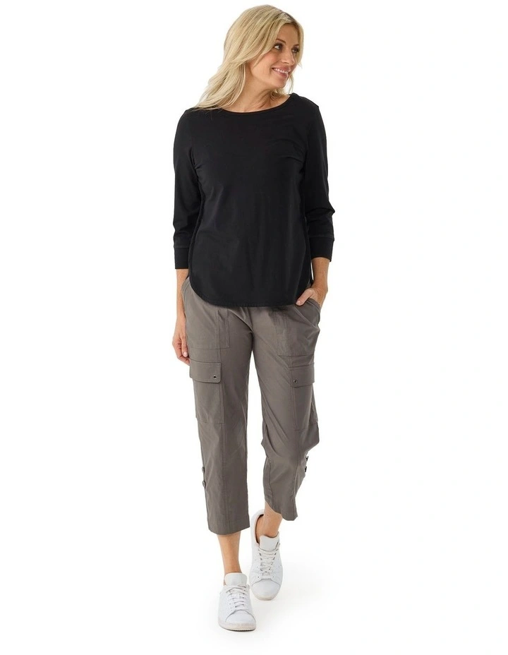 Vibe Stretch Crop Cargo Pant image 6