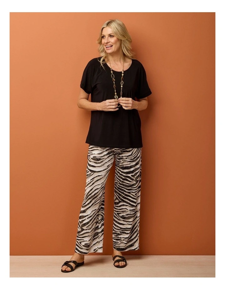 Zellia Wide Leg Pull On Pant image 6