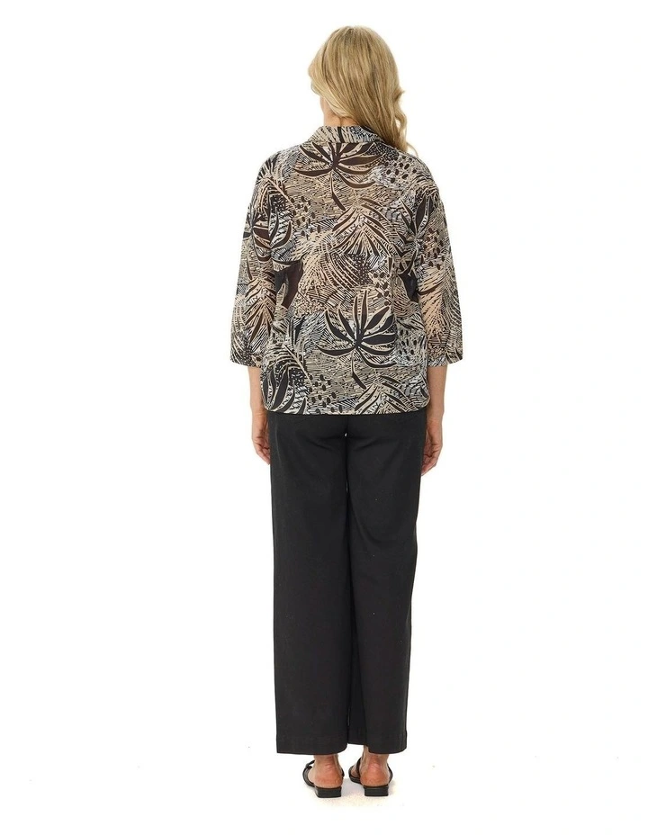 Lana 3/4 Sleeve Cocoon Shirt image 2