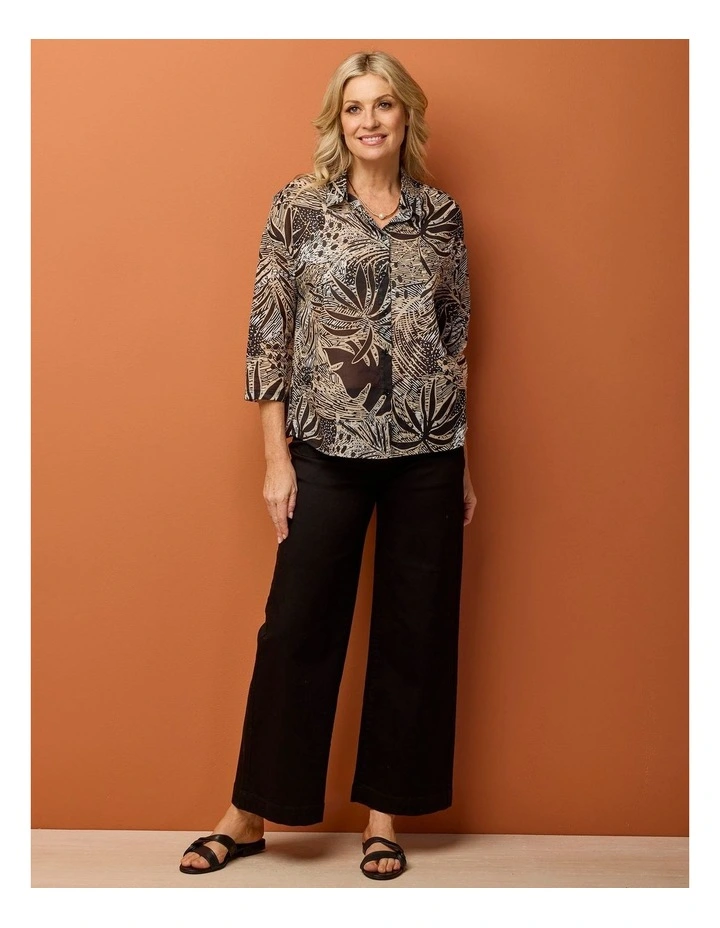 Lana 3/4 Sleeve Cocoon Shirt image 6