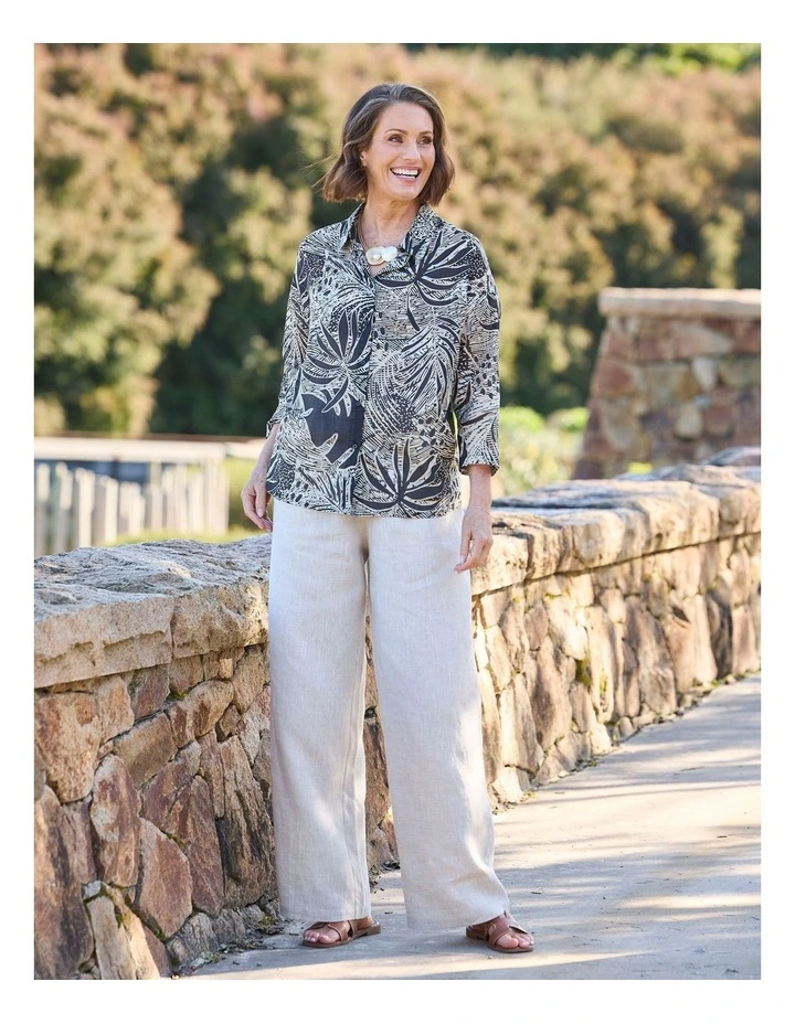 Lana 3/4 Sleeve Cocoon Shirt image 7