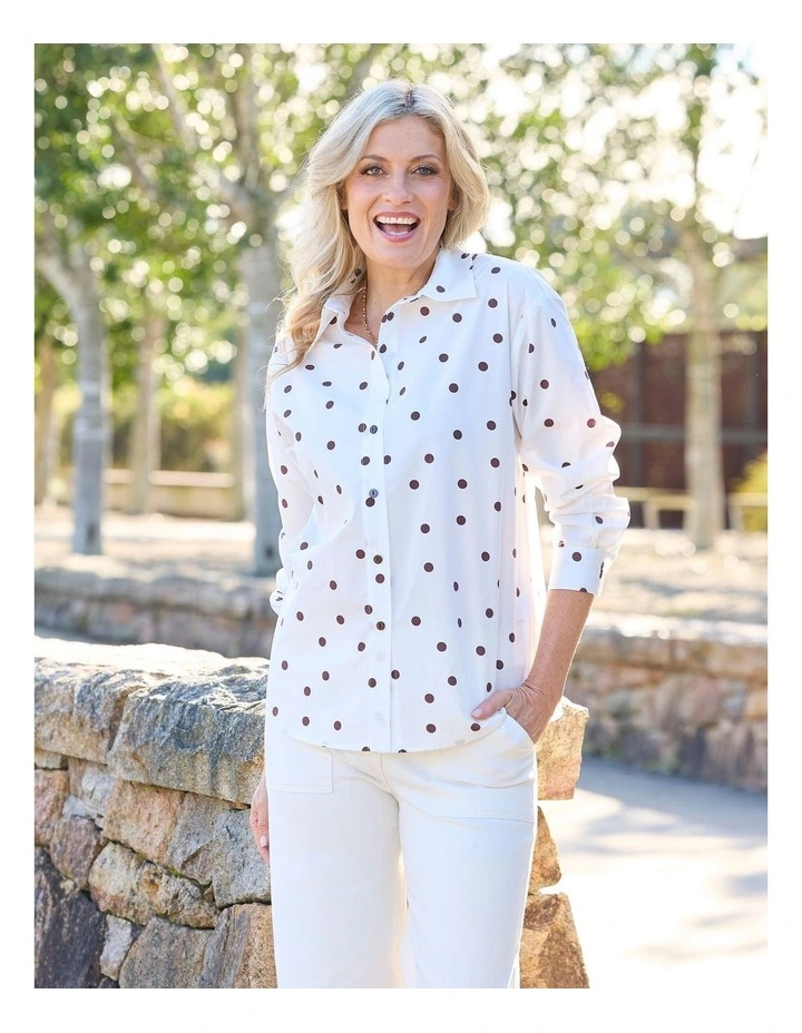 Larson Dot Long Sleeve Shirt image 7
