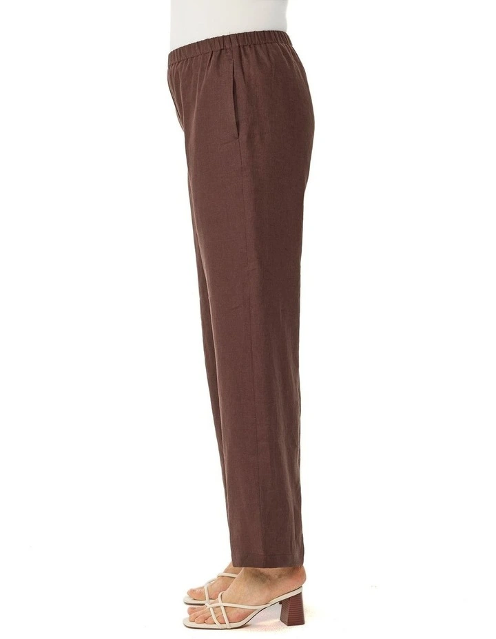 Cologne Linen Wide Leg Pant image 3