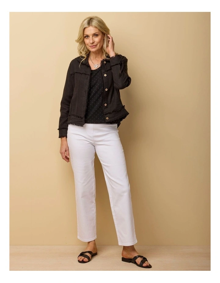 Ari Frayed Detail Jacket image 6