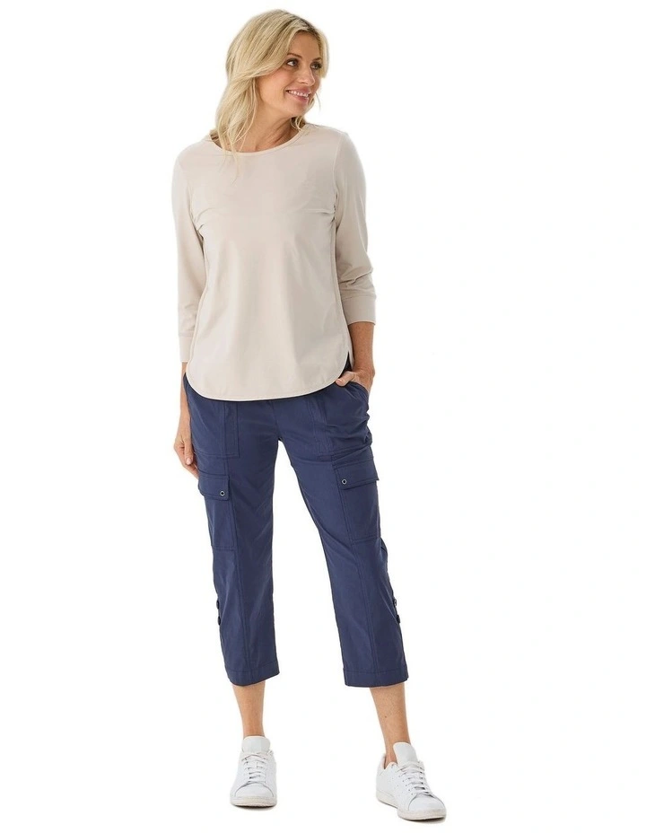 Vibe Stretch Crop Cargo Pant image 4