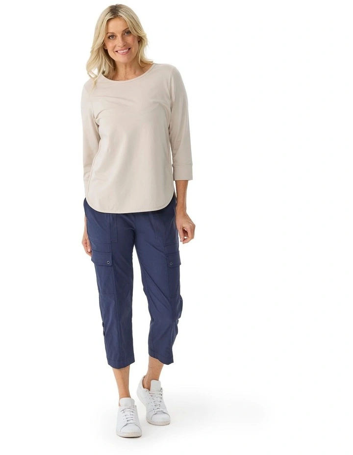 Vibe Stretch Crop Cargo Pant image 6
