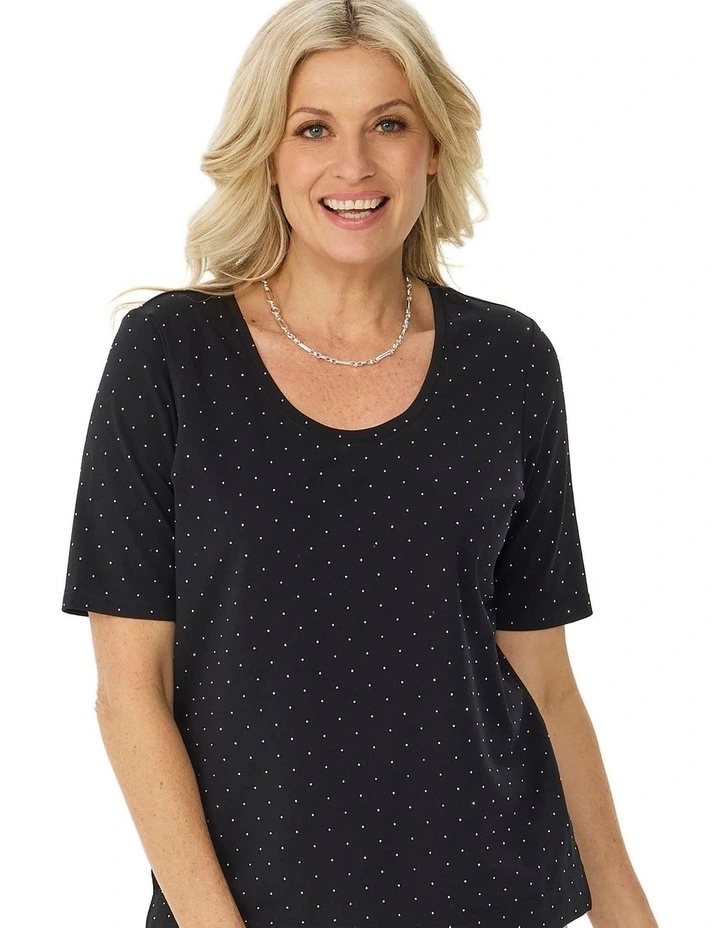 Delray Stud Short Sleeve Tee image 5