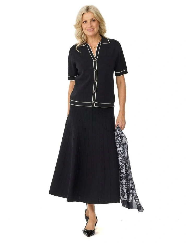 Redding Pointelle Knit Skirt image 4