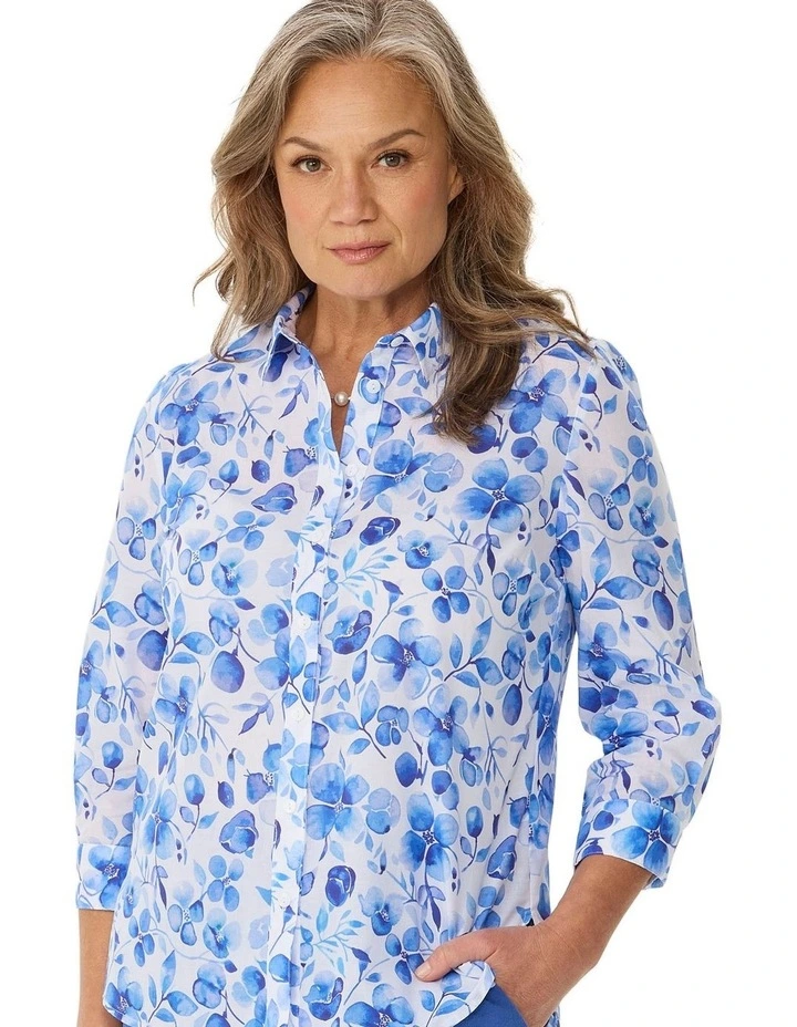 Pietro 3/4 Sleeve Print Shirt image 5