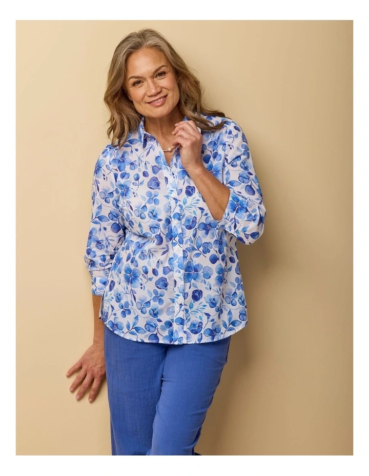 Pietro 3/4 Sleeve Print Shirt image 6