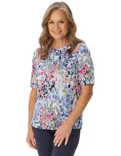 Garden Party Elbow Sleeve Tee