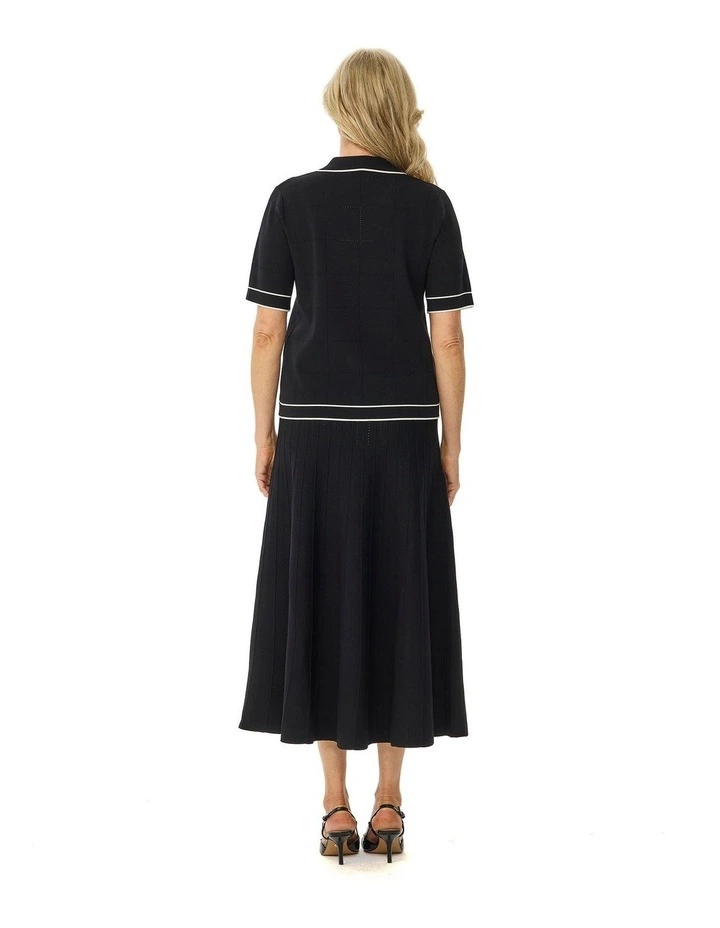 Redding Pointelle Short Sleeve Button Cardi image 2