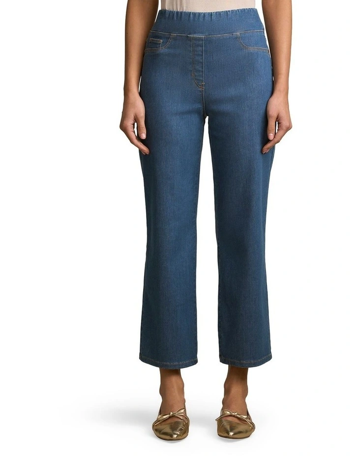 Bengajean(R) 7/8th Relaxed in Indigo Mid Wash image 1