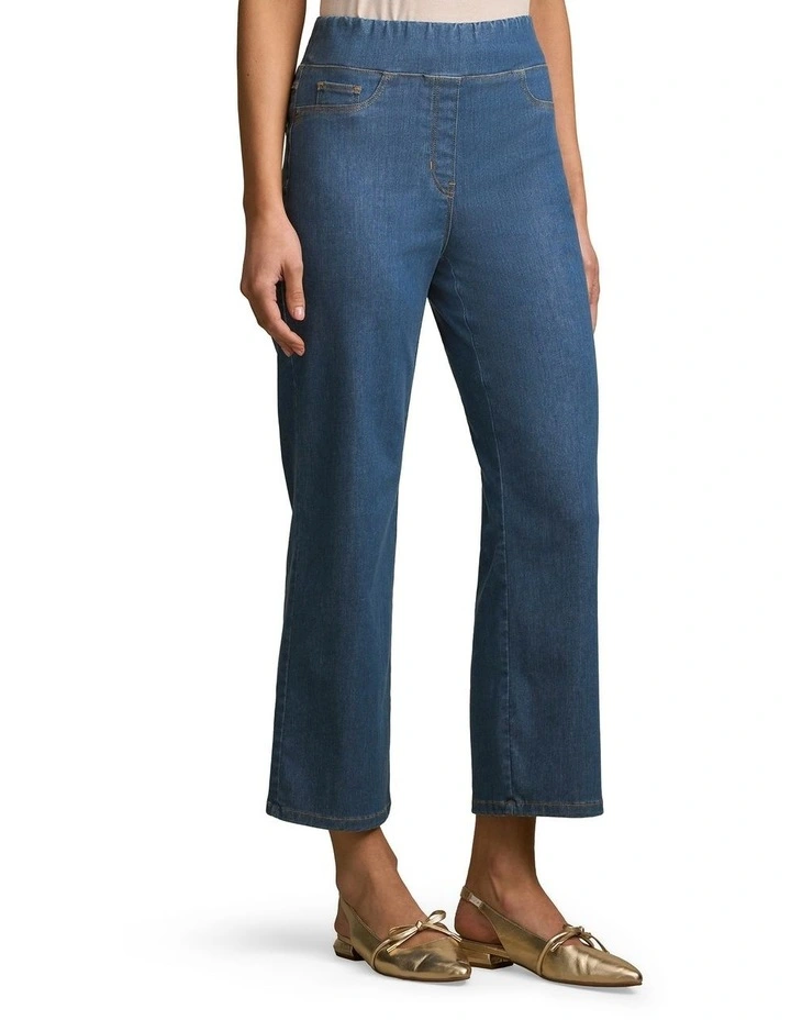 Bengajean(R) 7/8th Relaxed in Indigo Mid Wash image 3
