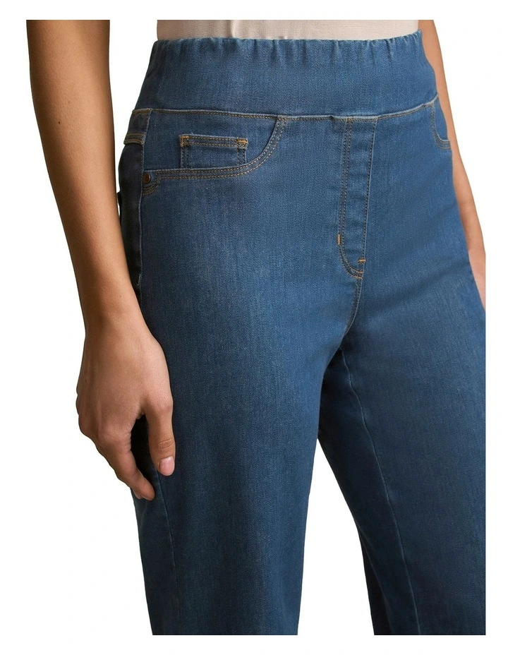 Bengajean(R) 7/8th Relaxed in Indigo Mid Wash image 4