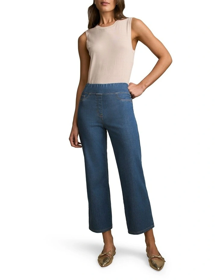 Bengajean(R) 7/8th Relaxed in Indigo Mid Wash image 5