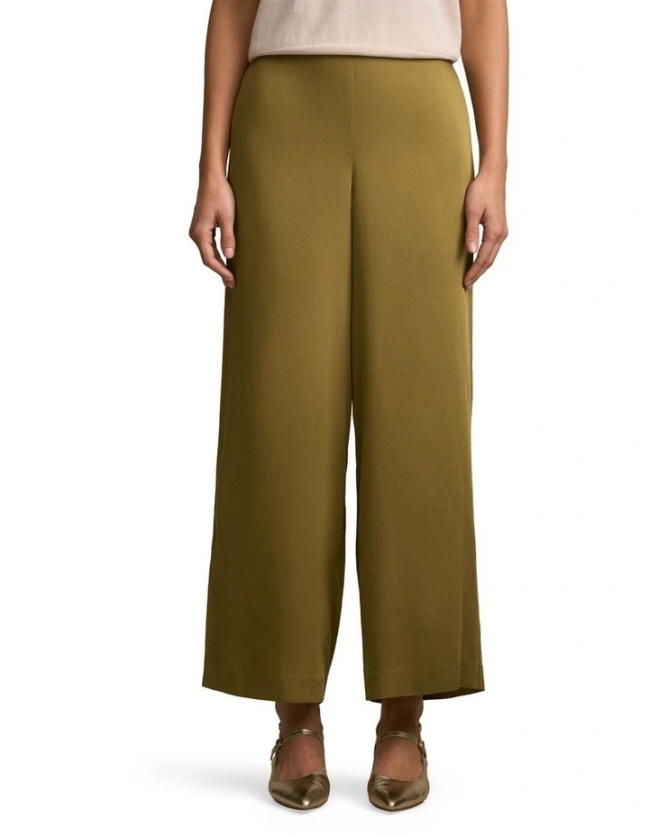 Wide Leg 7/8 Pant in Bronze image 1