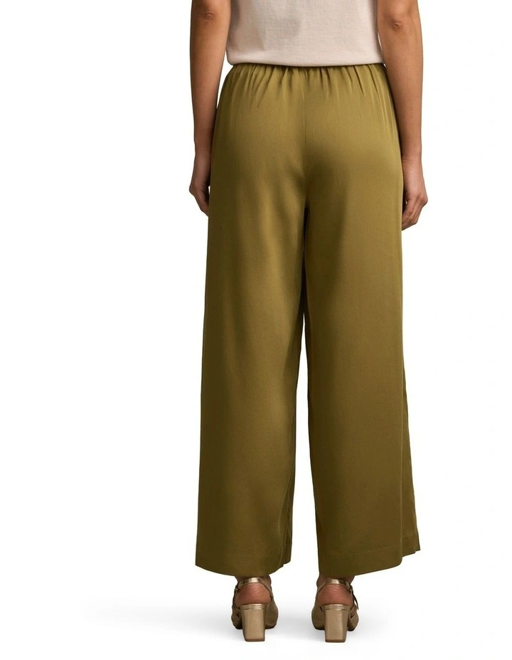 Wide Leg 7/8 Pant in Bronze image 2