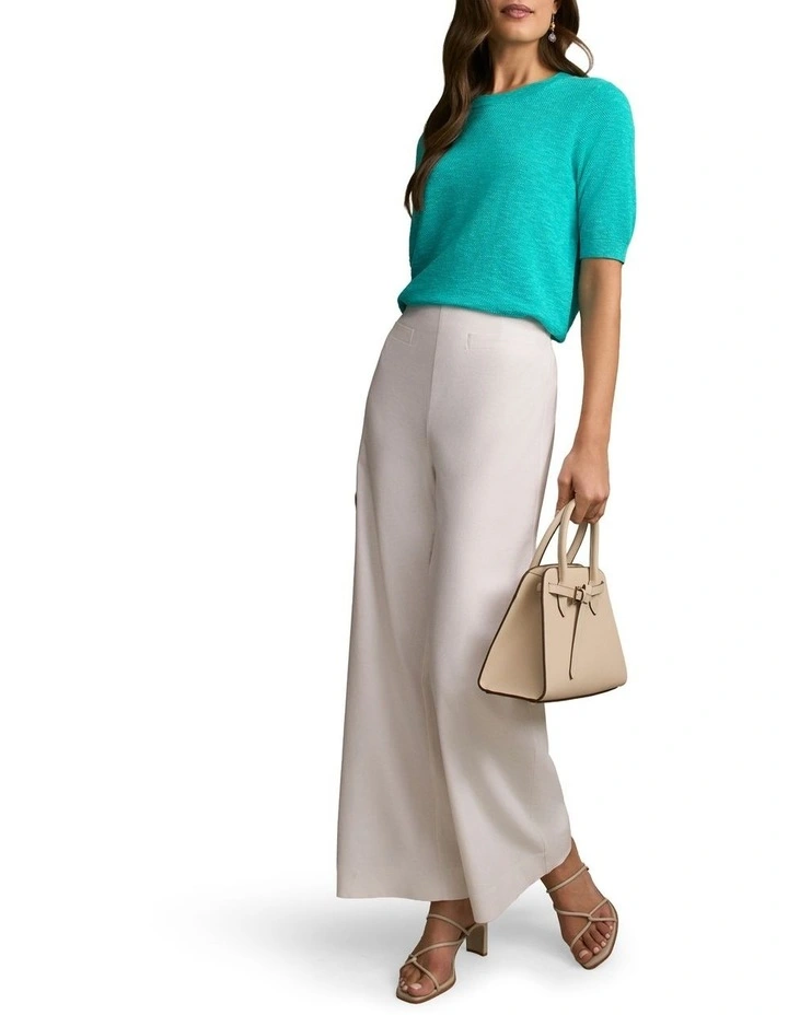 Textured Knit Top in Jewel image 5