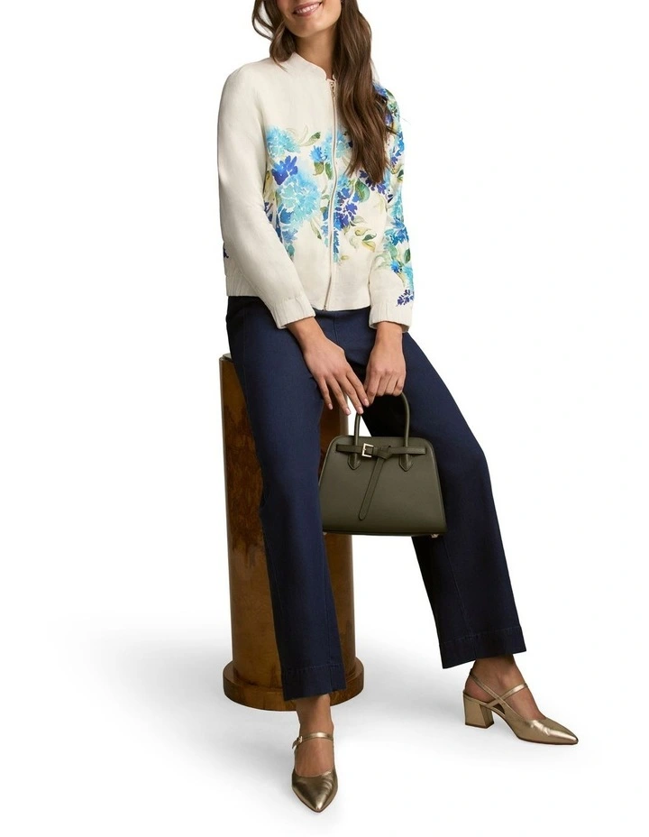 Resort Jacket in Watercolour Floral image 6