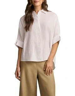 Relaxed Lightweight Shirt in White
