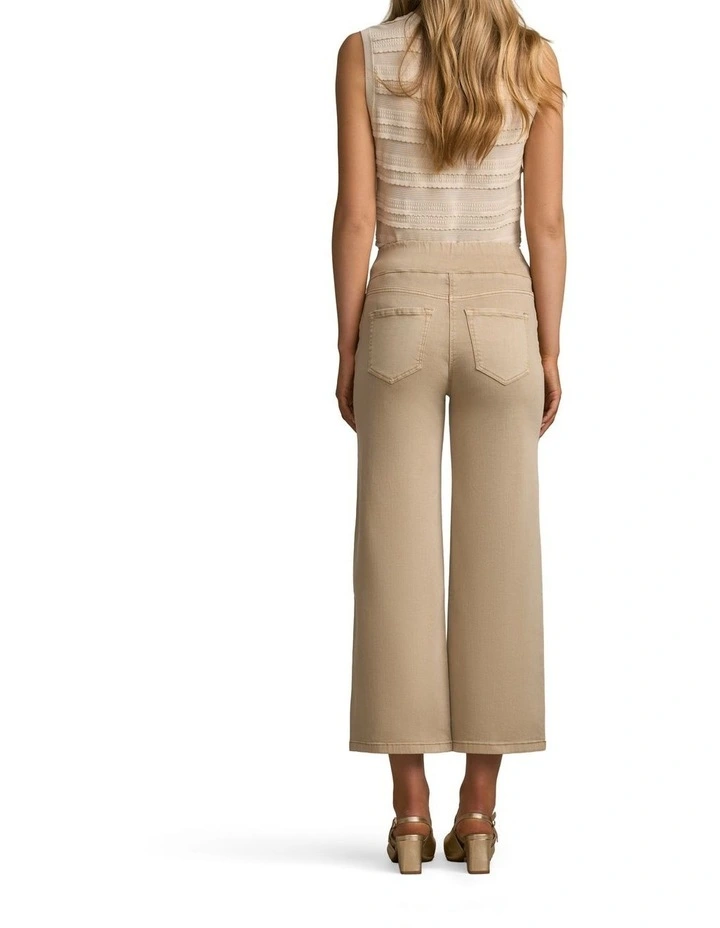 Bengajean(R) 7/8 Wide Leg in Biscuit image 2