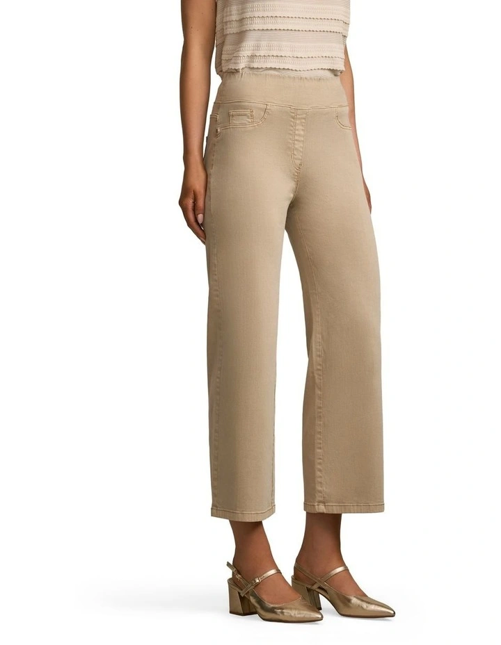 Bengajean(R) 7/8 Wide Leg in Biscuit image 3